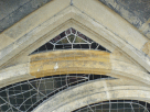 Zasíťování gotického okna - síť kámen PE 50x